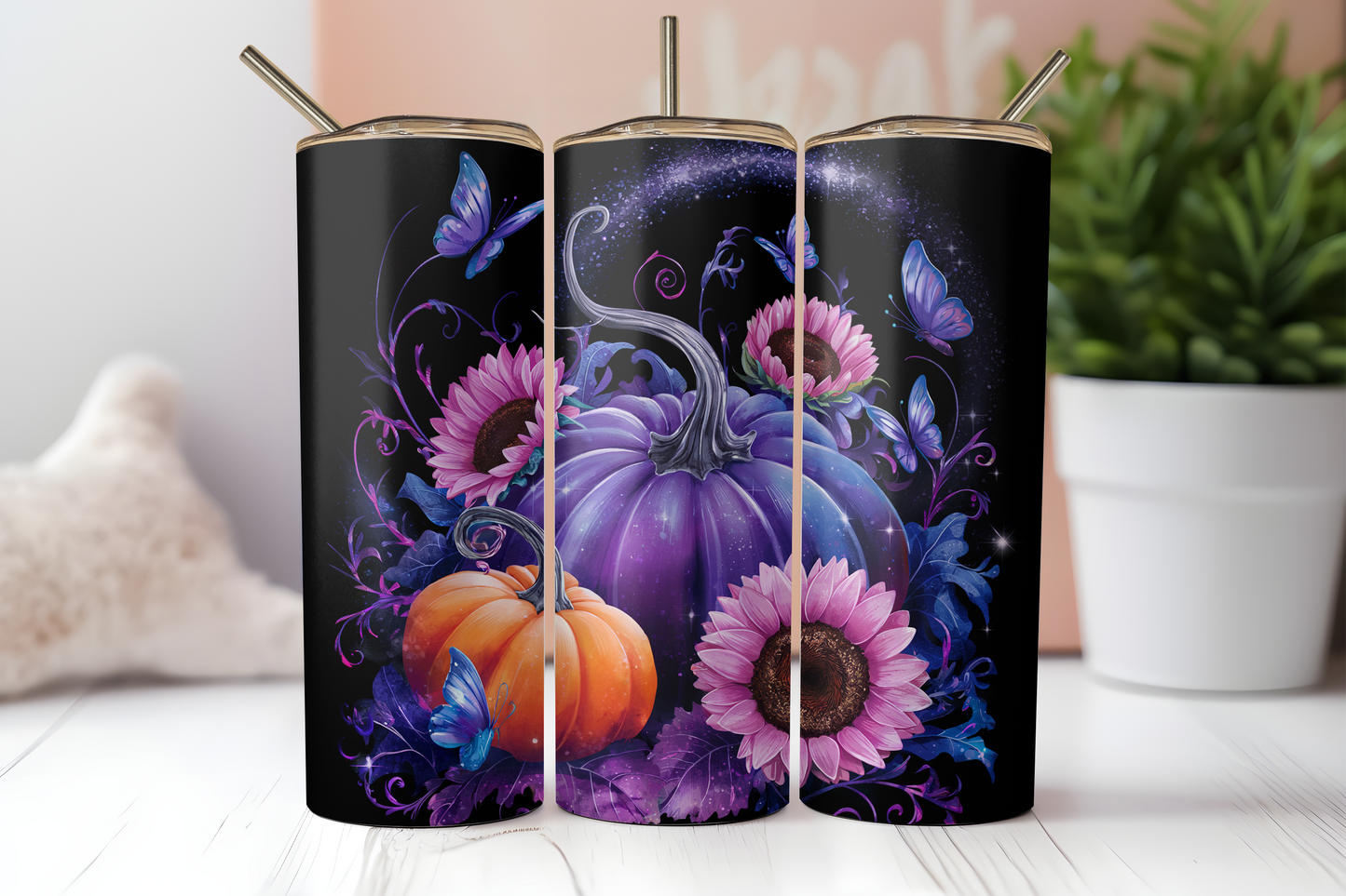 Purple Pumpkin 20oz Tumbler