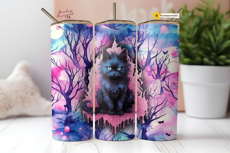 Black Cat 20oz Tumbler