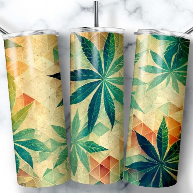 Weed Leaf 20oz Tumbler