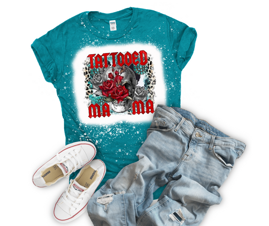 Tattooed Mama Bleached Tee