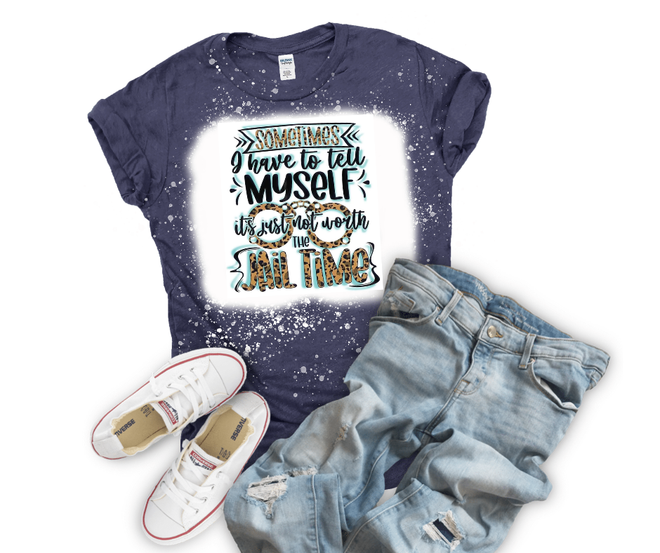 Tell Myself Jail Time Bleached Tee