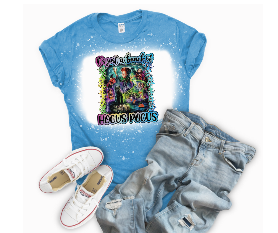 Just A Bunch Of Hocus Pocus Bleached Tee